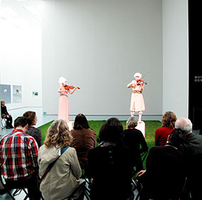 Violinist: Jeeyoung Choi, Taejun Kim, Museum Kunstpalast Duesseldorf, 2014