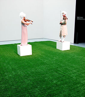 Violinist: Jeeyoung Choi, Taejun Kim, Museum Kunstpalast Duesseldorf, 2014
